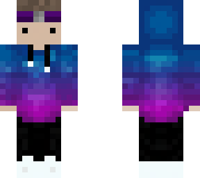 cool hoodie guy with purple bandana