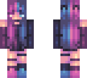 pink blue