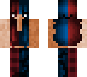 red x blue