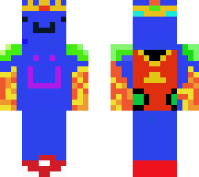 tor's minecraft skin purple smiley face
