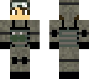 army soldier in ucp camouflage (with goggles)