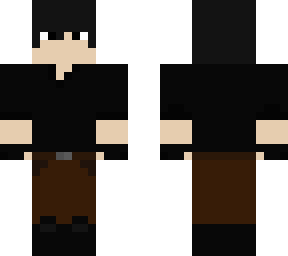 black outfit