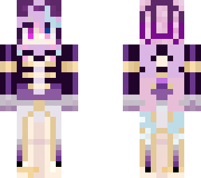 elf purple with blue