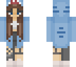 girl shark brown hair