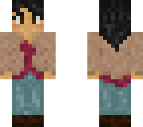 med haired ari, brown boots