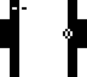 white and black