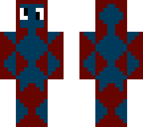 blue and red