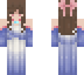 blue gown~