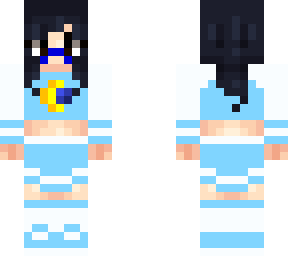 irl kim's sm cheerleader uniform (ponytail, long, 3px)