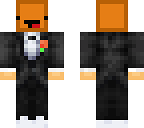 pancake with a suit