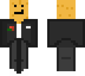 potato in a suit