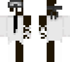 black an white ski