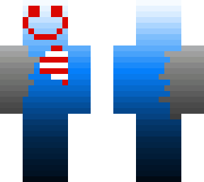 creepy blue transformation guy
