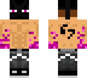 me with a enderman mask