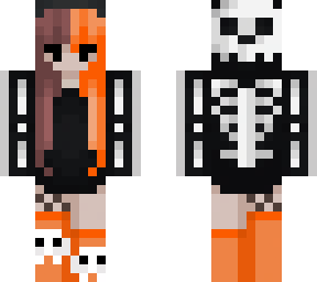 orange emo girl