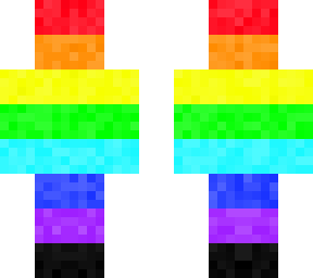 rainbow skin (textured, no face)