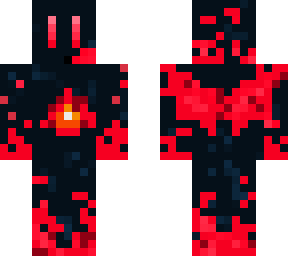 red  unique and cool skin