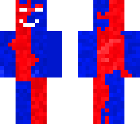 red and blue