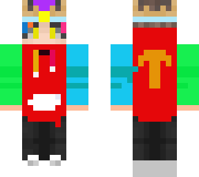 skin oficial do canal tropyz colorida