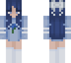 blue girl