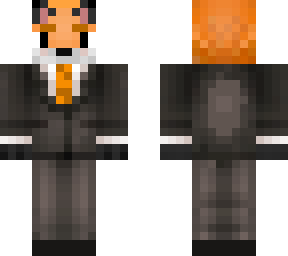 fox in a tie