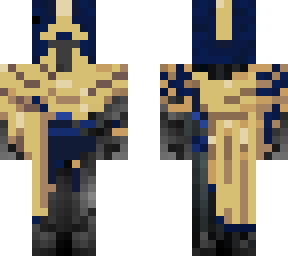 gold blue knight