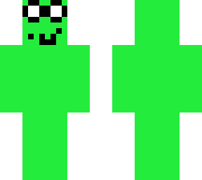 green blob with glasses