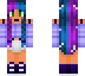 off the soulder t-shirt and skirt girl
