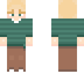 simple green striped shirt blonde