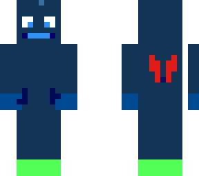 blue man