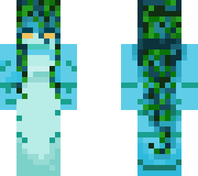 mermaid with moss