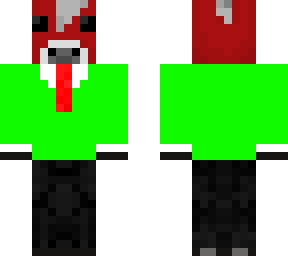 mooshroom in a vest but green