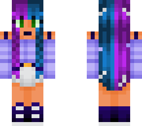 off the soulder t-shirt and skirt girl (edited)