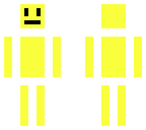 yellow block man