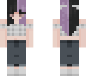 black and purpleee