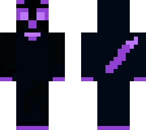 black/purple kitty