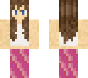 girl in skirt
