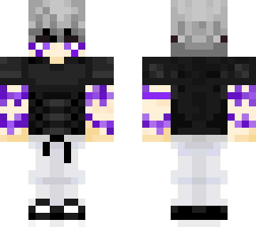 silver haired purple markings