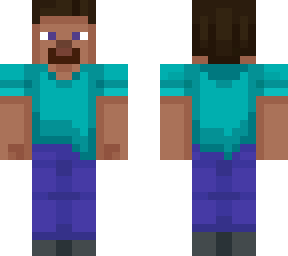 steve with a beard (hive style)