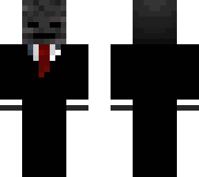 wither skeleton in a suit