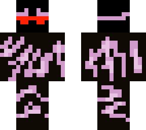 black and pink character