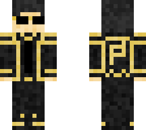 deluxe gold and black guy