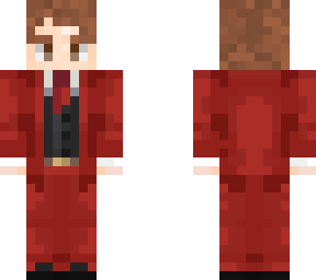 hombre de traje elegante o de gala rojo