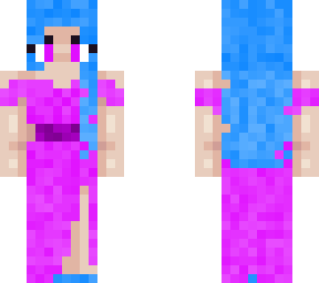 purple dress