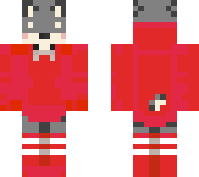 red furry wolf femboy