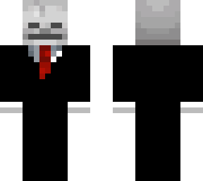 skeleton in a suit
