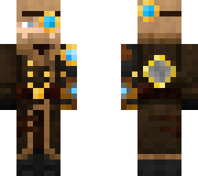 trench-coat steampunk figure