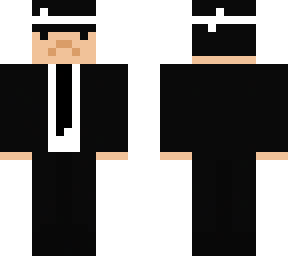 black suit
