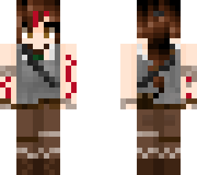 bloodied lara croft