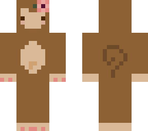 cute monkey girl no mouth